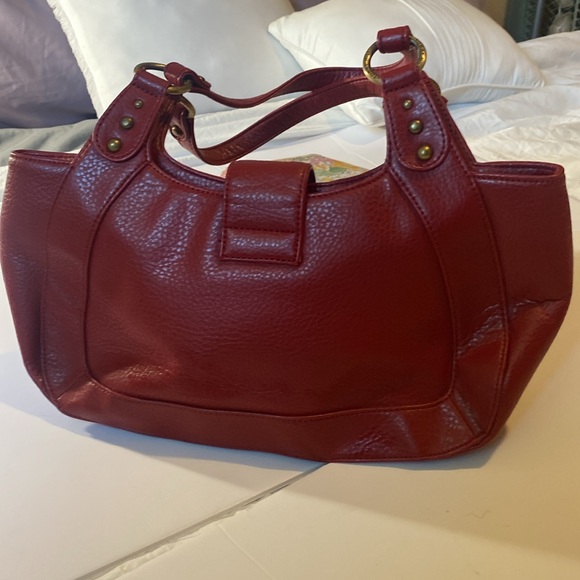 Tommy Hilfiger Y2K red faux leather bag free with bundle purchase over $100.00 - Picture 3 of 11